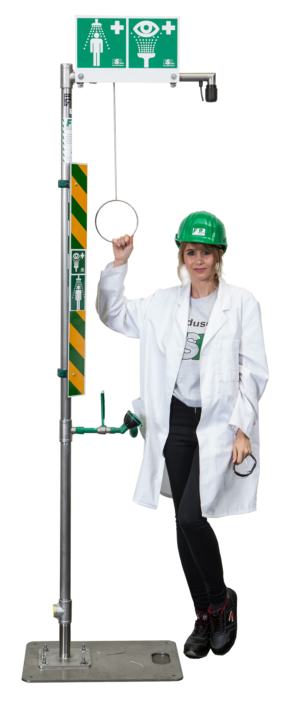 emergency showers drench showers for logistics and production sites