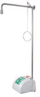 Premium shower with integrated covered face wash unit