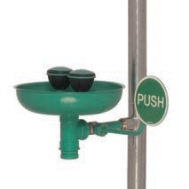 Integrated-eye-wash-for-free standing shower Integrated-eye-wash for free standing shower