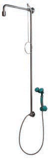 Premium line shower with double hand held eye shower