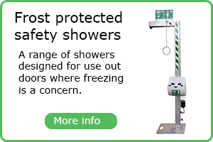 Frost protected showers