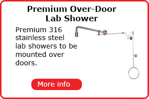 Premium over door safety showers