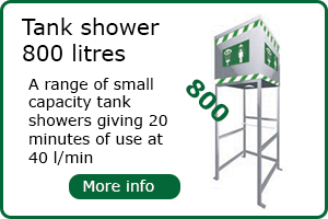 800 Litre Capacity Tank Shower
